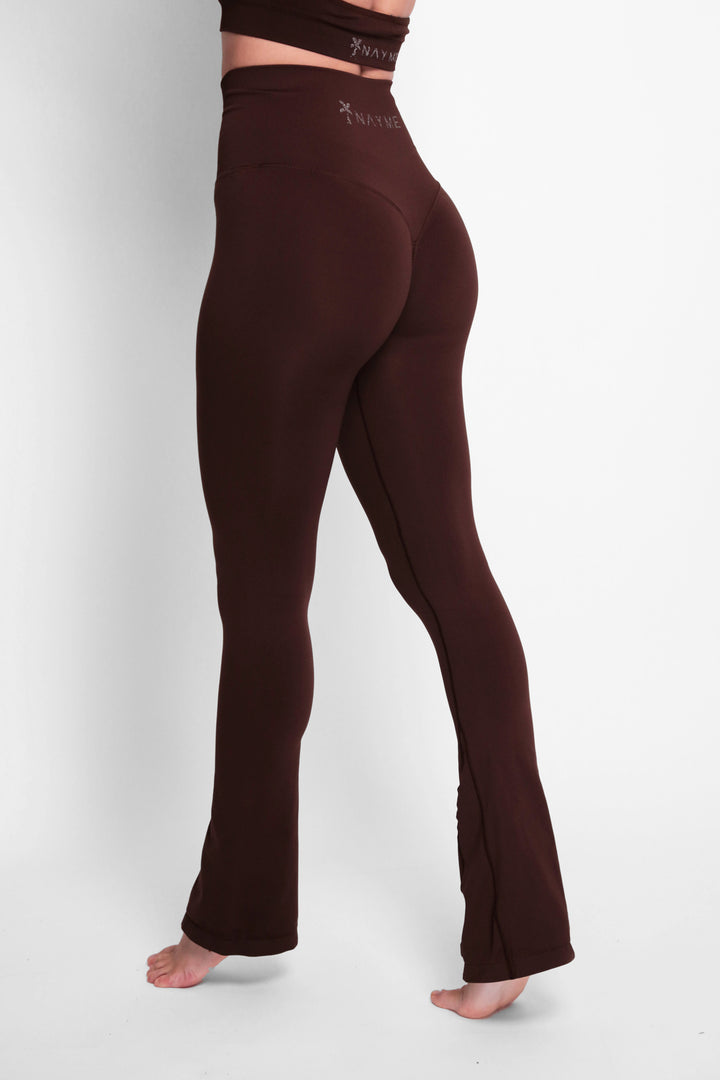 Glow Up High Waist Push Up Flare Long Leggings