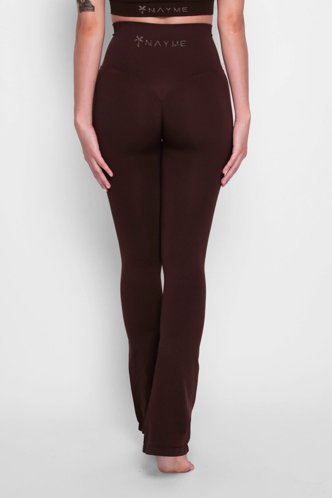 Glow Up High Waist Push Up Flare Long Leggings