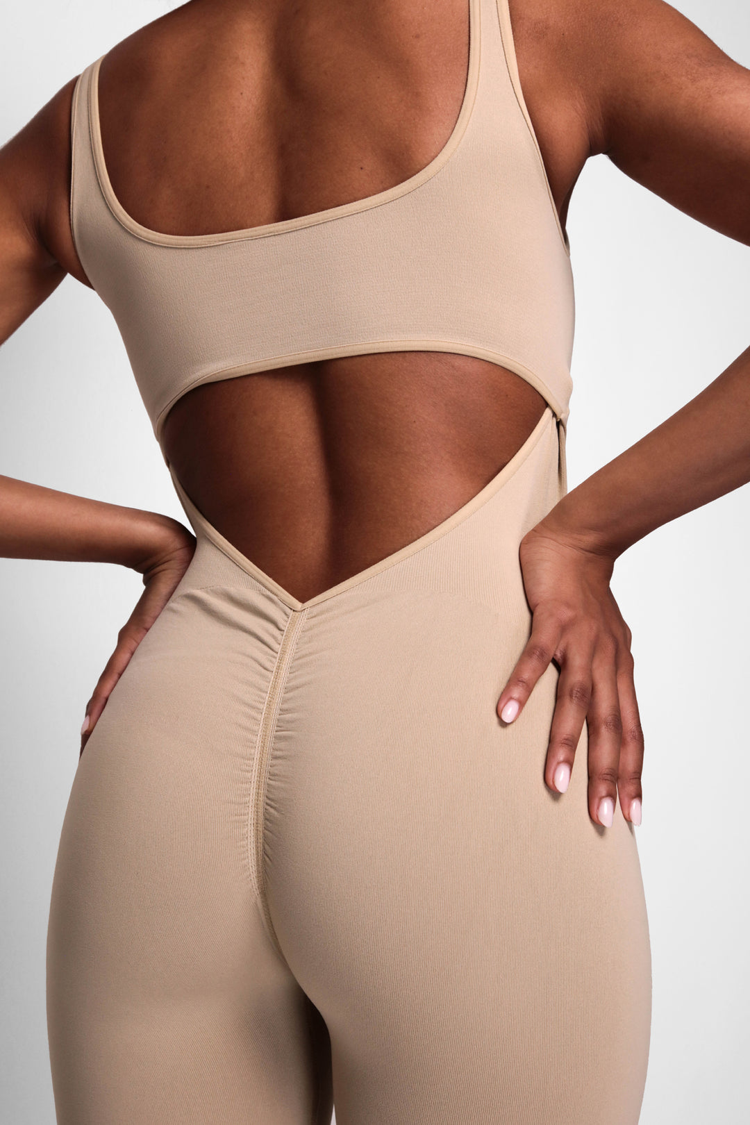 Leila long flared jumpsuit