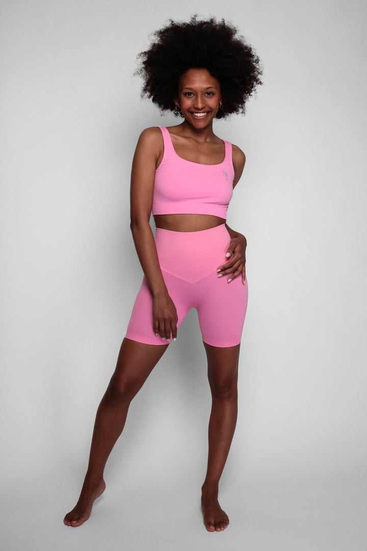Leggings corti a vita alta push up Glow Up