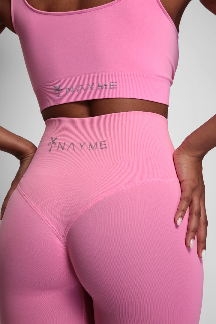 Leggings corti a vita alta push up Glow Up