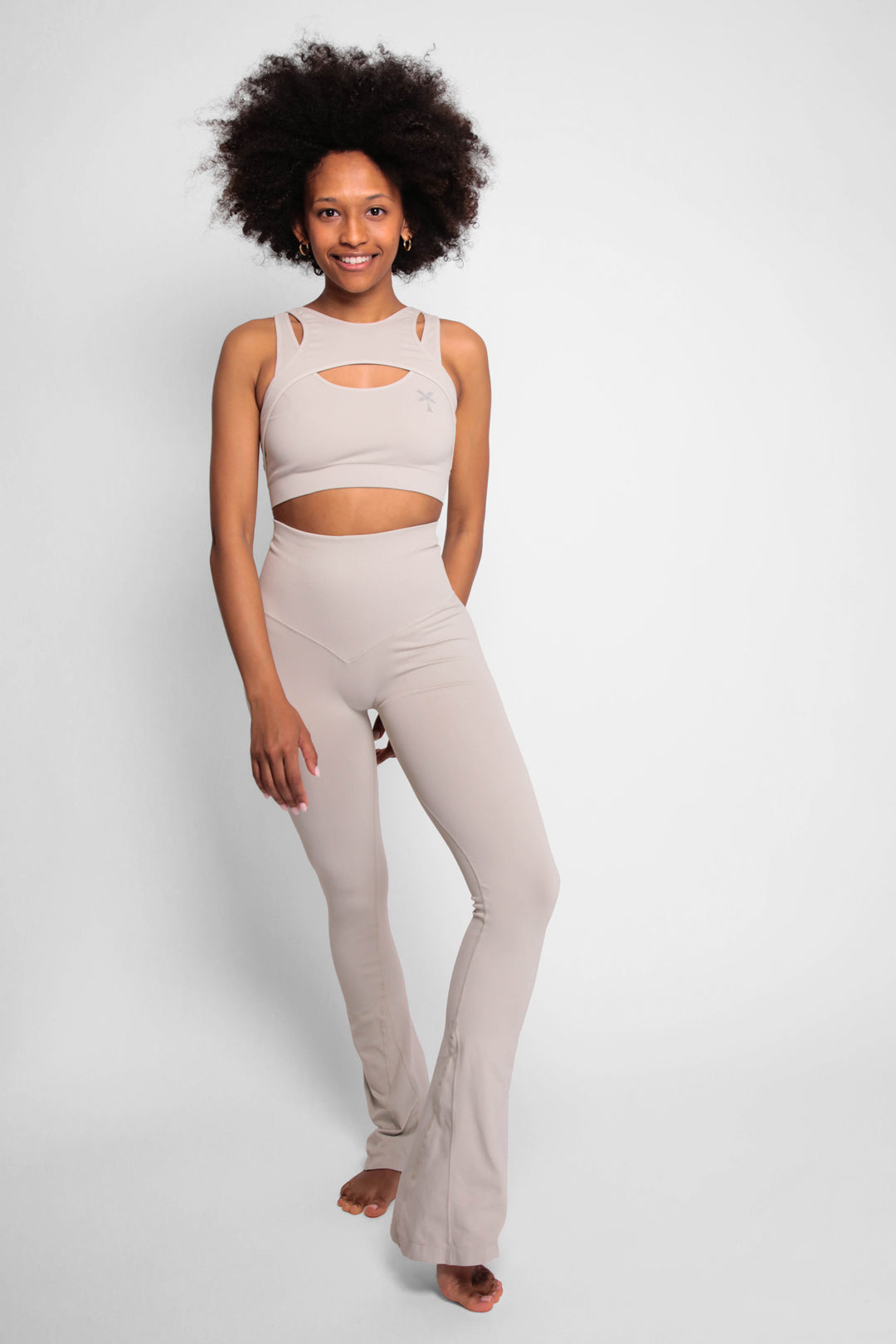 Glow Up High Waist Push Up Flare Long Leggings