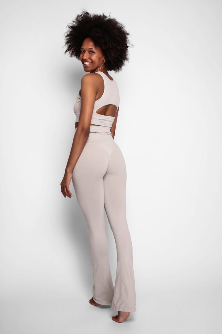 Glow Up High Waist Push Up Flare Long Leggings