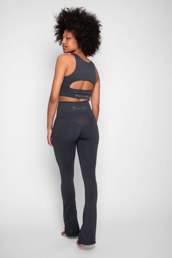 Glow Up High Waist Push Up Flare Long Leggings