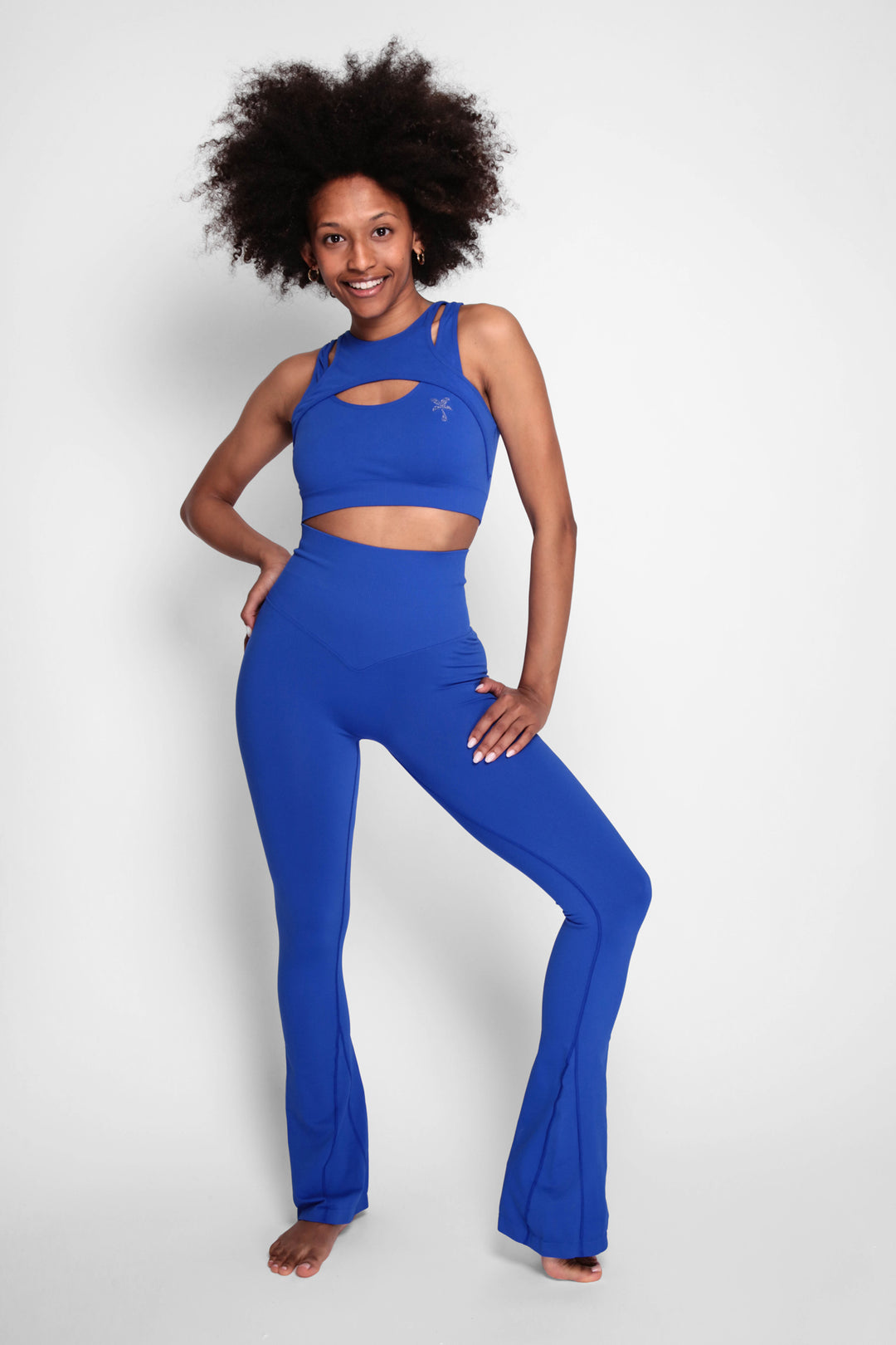 Glow Up High Waist Push Up Flare Long Leggings
