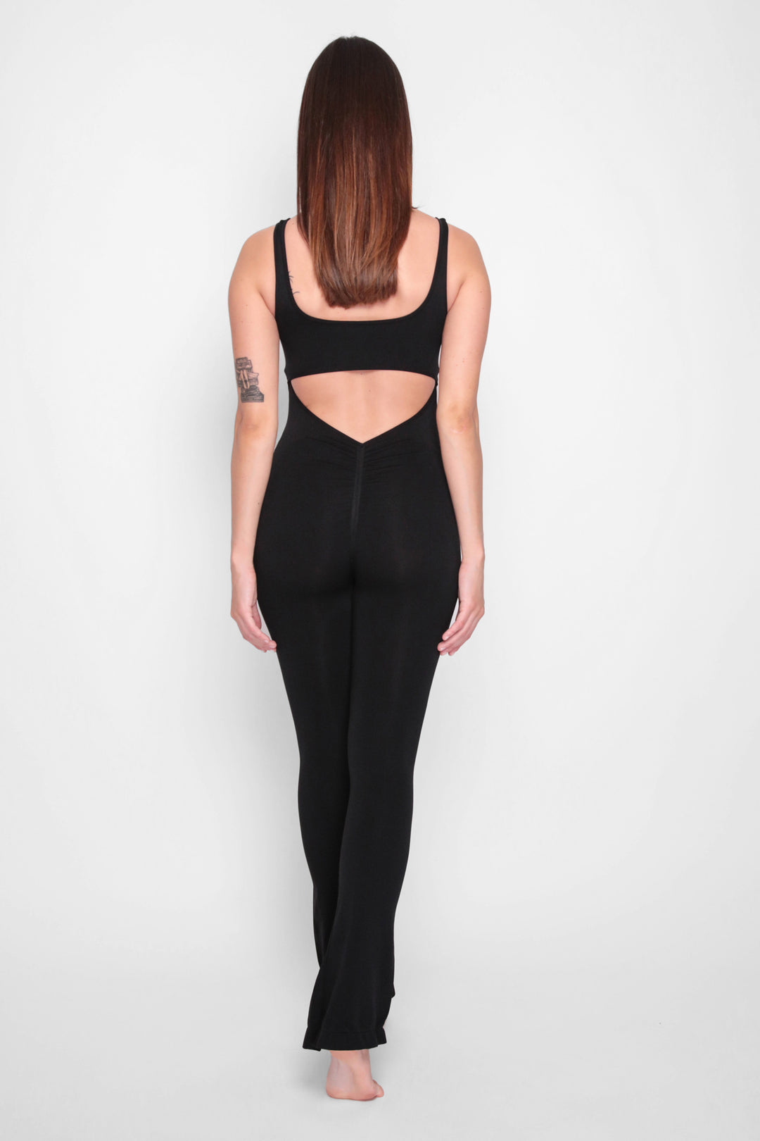 Leila long flared jumpsuit
