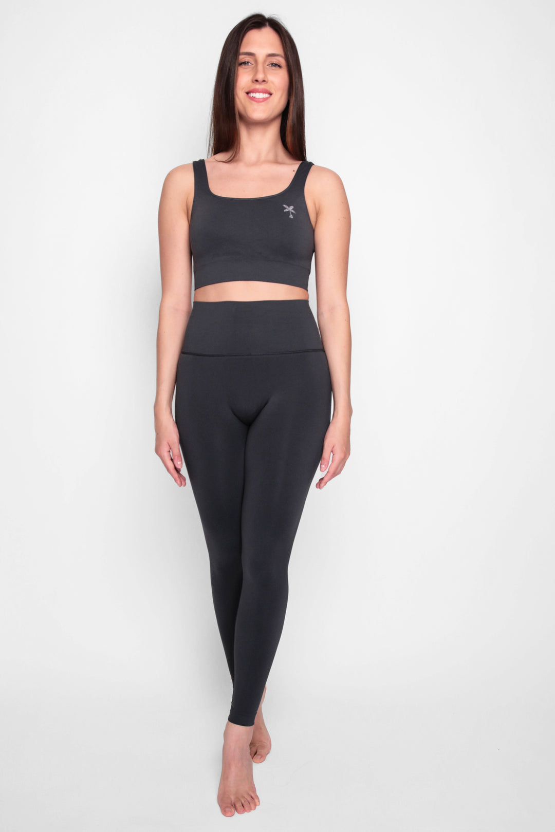 Leggings largos de cintura alta con efecto push up suave de Makai T