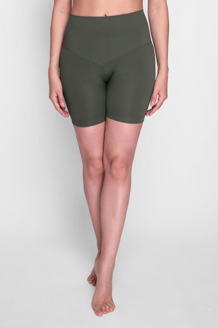 Leggings corti a vita alta push up Glow Up