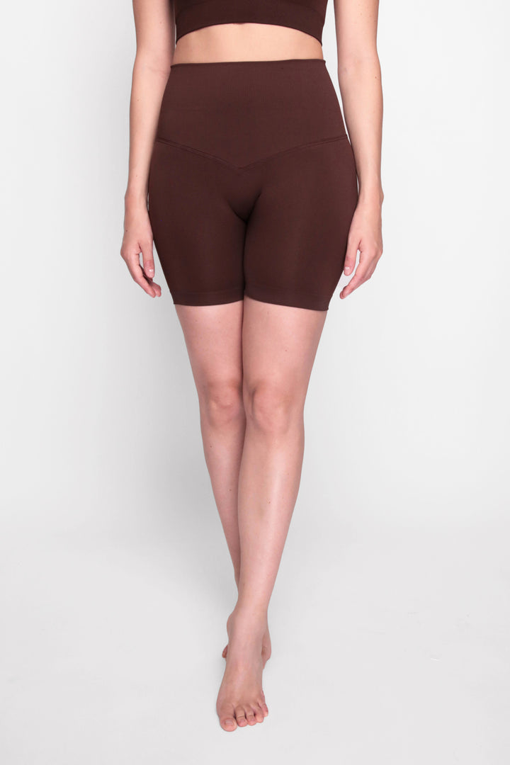 Leggings corti a vita alta push up Glow Up