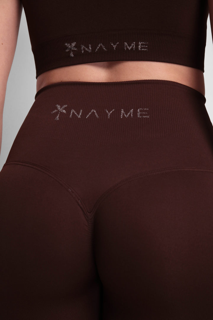Leggings corti a vita alta push up Glow Up