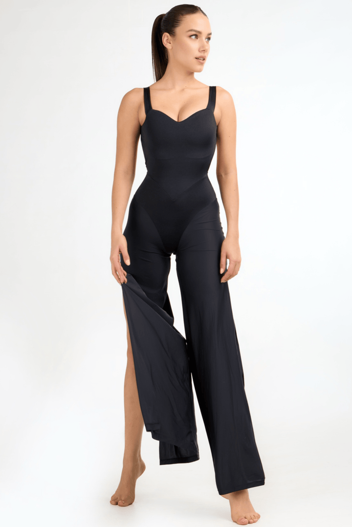 Tuta Elegante A Contrasto